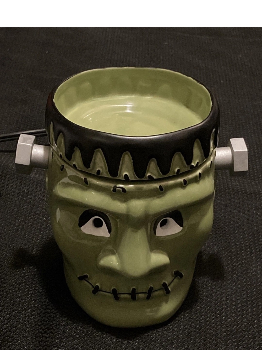 Scentsy Ceramic Warmer 'He's Alive!' Used One Time Rare Discontinued